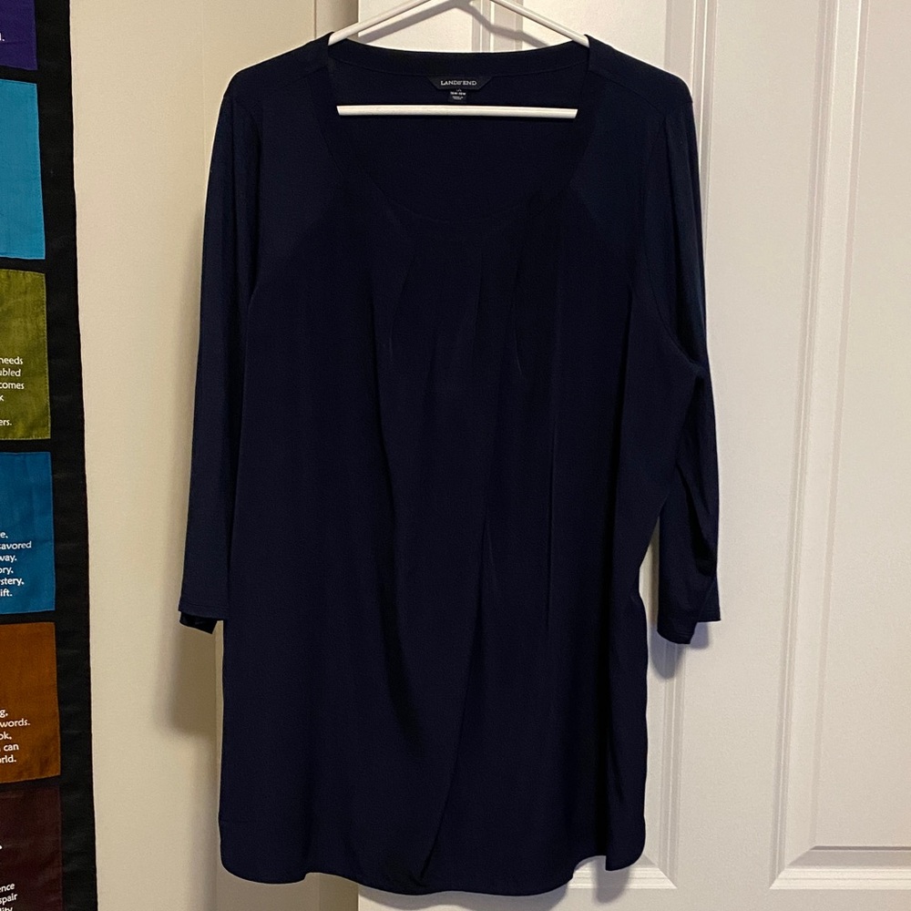 Lands End Deep Blue Tunic